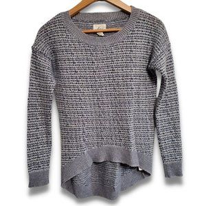 Levi's Women's Extra Small Long Sleeve Mid-drift Cotton/Wool Pull Over Sweater